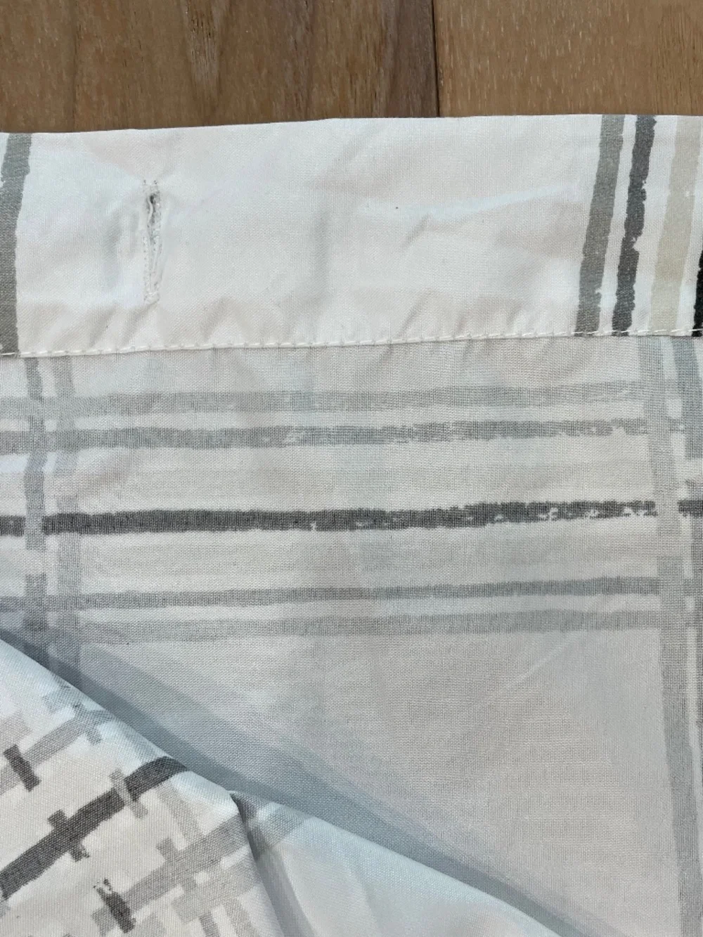 Cloth Plaid Shower Curtain
